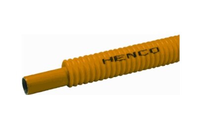 Henco slang + mantel 16x2mm geel p/50mtr. gas