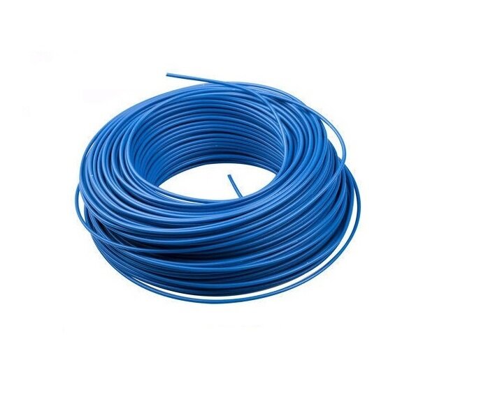 Vd draad soepel blauw 6mm2 p/100mtr.