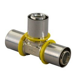 Uponor t-stuk 20mm pers gas
