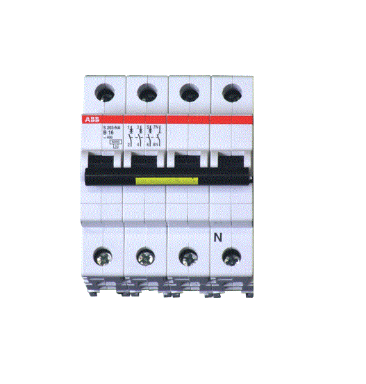 ABB krachtgroep 3P+N B20amp.