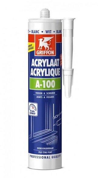 Griffon acrylaatkit wit 300ml