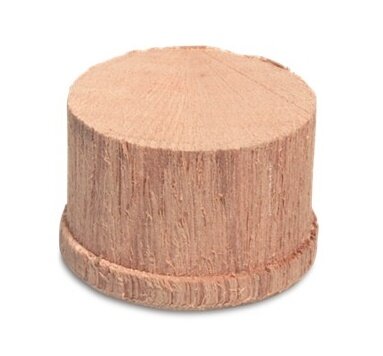 Houten eindstop 63mm