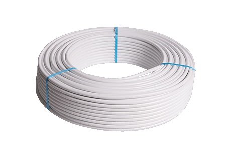 Henco slang 16x2mm wit p/25mtr.