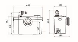 Sanibroyeur Sanipro XR UP