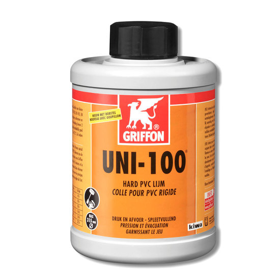 Griffon pvc lijm 1 liter uni100