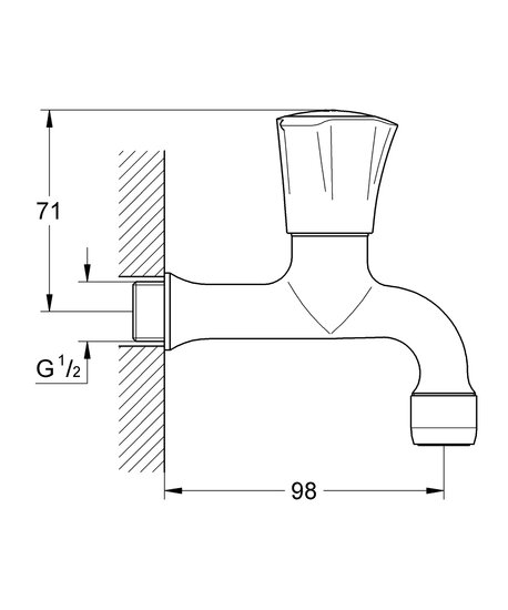 Grohe costa-L tapkraan