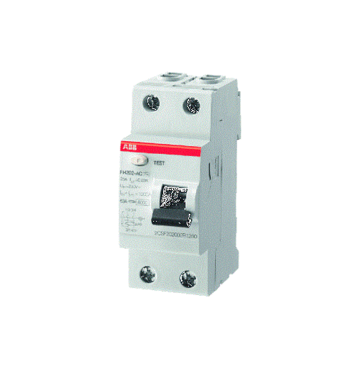 ABB aardlek 2-polig 40amp. 30mA