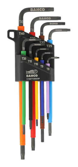 Bahco inbussleutelset torx 9-delig