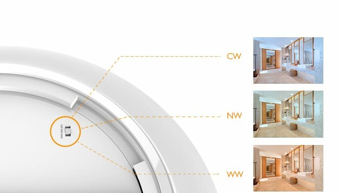 LED plafondarmatuur 300mm + sensor