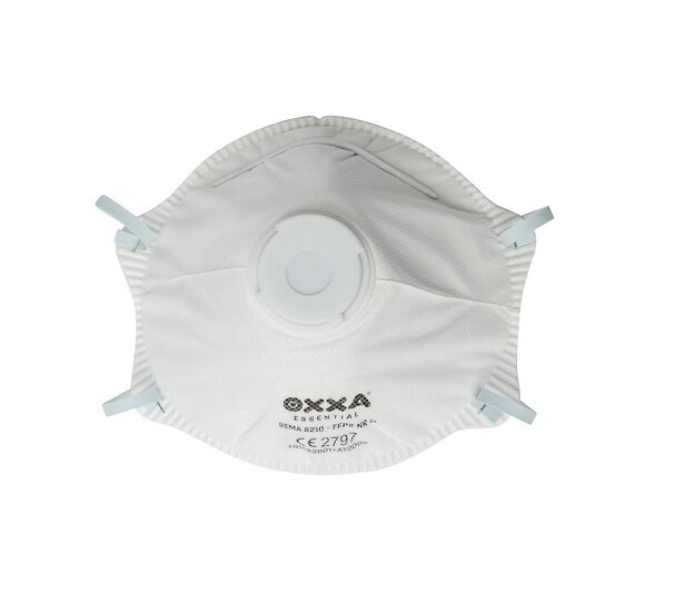 Oxxa stofmasker FFP2 + ventilatie p/10st.