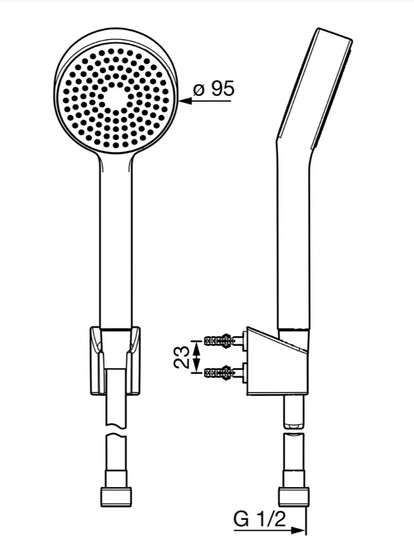 Hansa basicjet badset chroom