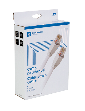 Hirschmann utp patchkabel cat 6 p/5mtr.