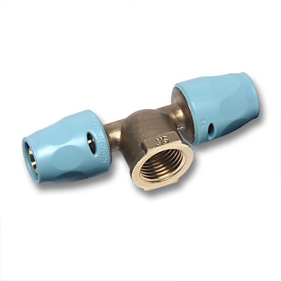 3fit push t-stuk 16x1/2&quot;x16mm
